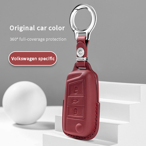 Housse/Sac pour <span class=keywords><strong>clé</strong></span> de voiture en cuir, antidérapant et résistant à l'usure, adapté aux modèles <span class=keywords><strong>Volkswagen</strong></span> Passat, <span class=keywords><strong>Polo</strong></span>, Bora, ID.6X, Sagitar, T-Roc, Tayron X - Product Image 5