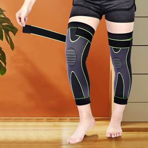 Rodillera de levantamiento de pesas para gimnasio, 3d rodillera de punto, almohadilla larga de compresión, Orto, manga de rodilla para baloncesto - Product Image 6