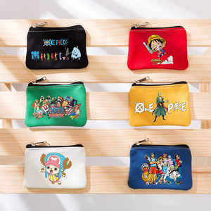 Monedero de Lona con Diseño de Anime, Mini <span class=keywords><strong>Cartera</strong></span> Portátil de Material PU con Dibujos Animados de Luffy <span class=keywords><strong>y</strong></span> Zoro, <span class=keywords><strong>Bolsa</strong></span> de Almacenamiento para Llaveros <span class=keywords><strong>y</strong></span> Monedas - Product Image 3