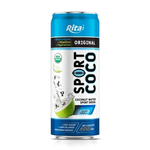OEM/ ODM Pure Juice Good Manufacturer From Vietnam 320 ml Canned Sport Coconut Water Fast Delivery and Quality Service