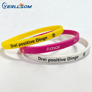 สายรัดข้อมือซิลิโคนกันน้ำขนาด 15 มม. สกรีนโลโก้ตามสั่ง ขายส่ง ไม่มีขั้นต่ำ สินค้าใหม่ สายรัดข้อมือกีฬา สายรัดข้อมือเรนโบว์ลูม ปรับแต่งได้เอง - Product Image 5