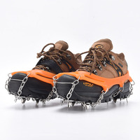 Crampons antidérapants en acier inoxydable Kongbo pour la marche et la randonnée en extérieur