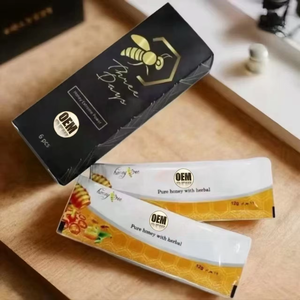 Meilleure Vente Malaisie Miel en Sachet Personnalisé de Haute Qualité Miel Sucré 12g 6 Sachets Vente en Gros Logo Personnalisé - Product Image 1