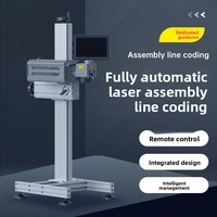 Machine de codage laser alimentée par courant alternatif, imprimante jet d'encre laser en ligne entièrement automatique, machine de marquage des dates d'expiration