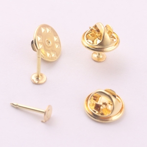 Giá rẻ vàng <span class=keywords><strong>brass</strong></span> đồ trang sức ve áo bướm ly hợp <span class=keywords><strong>pin</strong></span> trở lại cho huy hiệu - Product Image 5