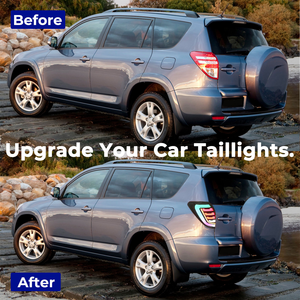 ไฟท้ายรถยนต์ LED สีแดง รุ่นใหม่ AURON กันน้ำ ผลิตจากวัสดุ ABS สำหรับรถยนต์ Rav4 ปี 2009-2012 แรงดันไฟฟ้า 12V พร้อมไฟเบรกและไฟท้ายแบบ RGB - Product Image 4