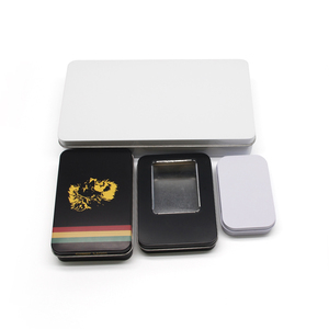 High quality online wholesale oem custom square metal tin boxes storage trunk good price metallic packaging boxes