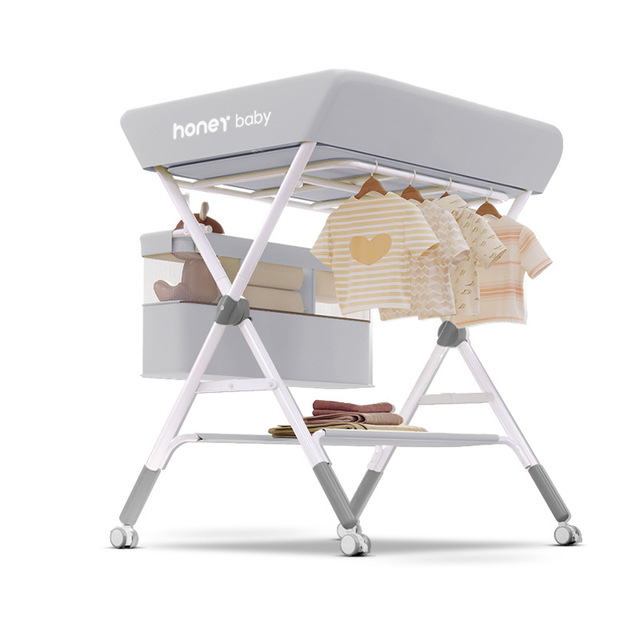 Premium Baby Changing Table Modern Diaper Changing Station with Storage Shelf Ergonomic Design OEM Manufacturer