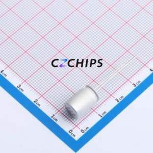 Condensador Sólido NPTD1201J101MJTM, Componente de Orificio Pasante (THT), D8xL12mm 100uF 20% 63V 8mm - Product Image 1