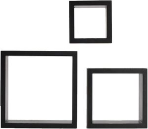 Vente en gros étagères murales noires pour salle de bain étagère caddie de <span class=keywords><strong>douche</strong></span> étagère murale en <span class=keywords><strong>bois</strong></span> couches - Product Image 6