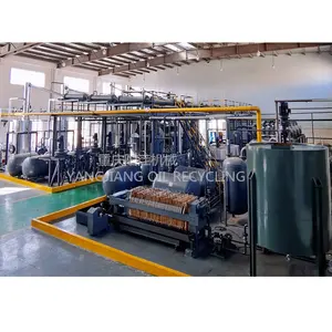 100T Continue Afval Gebruikt Gemengde Motorolie Op Sn 500 Base Olie Recycling Destillatie Machine