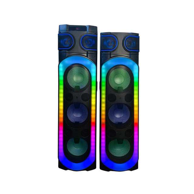6-inch Dual Speaker Wireless Bluetooth Speaker Outdoor Karaoke Portable Seven Color Ambient Light Speaker