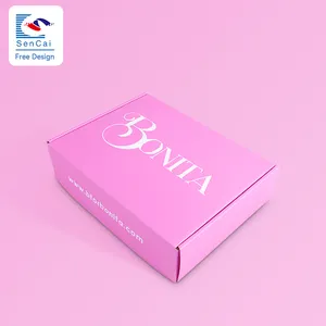 패션 디자인 사용자 정의 로고 아름다운 골판지 상자 선물 포장