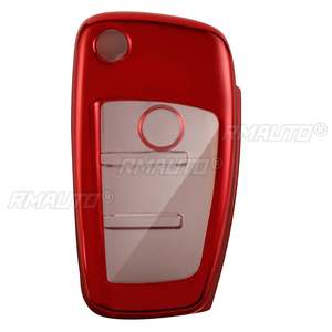 เคสกุญแจรถยนต์แบบ TPU สำหรับ Audi A1 A3 S3 A6 C6 Q3 Q7 TT R8 - Product Image 5