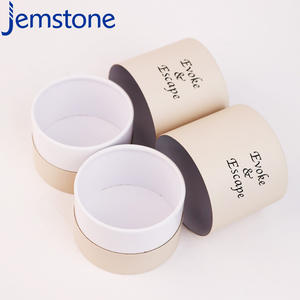Varias cajas de papel personalizadas Prototipos rápidos Kraft Craft Cilindro Tubo de papel Embalaje con tapa - Product Image 3
