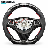 Volant en fibre de carbone personnalisé pour la série E avec palettes de commande pour E90 328i E60 E46 E87 E92 M3 E39 E70 E71 E82