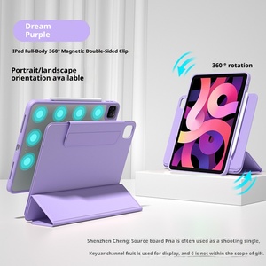 Étui de protection pour <span class=keywords><strong>iPad</strong></span> 11e génération, <span class=keywords><strong>coque</strong></span> de tablette à aspiration magnétique, rotation à 720 degrés, 11 pouces - Product Image 4