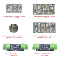 Celda de Carga Digital DC12-24V RS485 Modbus Transmisor de Pesaje TTL AD Amplificador PCB para PLC y Controlador de Lotes