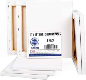 Pannello in tela di cotone bianca multiformato, direttamente dalla fabbrica, <span class=keywords><strong>per</strong></span> decorazioni domestiche, ideale <span class=keywords><strong>per</strong></span> pittura acrilica e a olio, adatto a tecniche a umido e a secco - Product Image 3