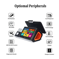 Terminal POS todo en uno con pantalla táctil con caja registradora y software POS para uso en tiendas pequeñas