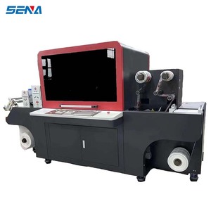 Kỹ thuật số máy in nhãn máy màu cmykw + véc ni máy in ruy băng Hàng may mặc máy in nhãn tốc độ cao giá rẻ nhất - Product Image 3