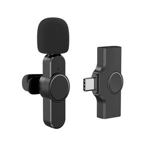 Microphone de Lavalier sans fil Microphone à pince pour téléphone portable Vlog Live Stream Audio Live Vloggers <span class=keywords><strong>Enregistrement</strong></span> vidéo - Product Image 2