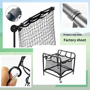 Портативная многоугольная сетка для пляжного волейбола, легко разбирать оборудование для метания с фиксированной точкой - Product Image 5