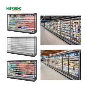 맞춤형 크기 편의성 직립 냉각기 슈퍼마켓 디스플레이 과일 야채 오픈 냉각기 - Product Image 5