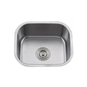 Roestvrij Sink Voor Quartz Graniet Onder Mount Aanrecht Met Afdruiprek En Wastafel Montage Clips