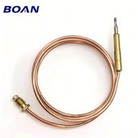 Termokopel Keamanan Gas Boan High untuk Penggunaan Rumah Tangga & RV, Ulir M8x1, Panjang 1000mm, Konduktor Tembaga, Selubung Baja Tahan Karat 304