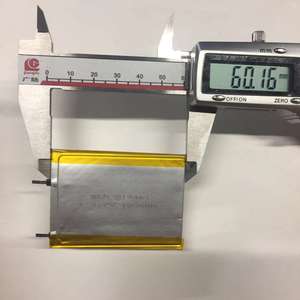 Hızlı kargo 014461 Model 3.7v180mAh polimer pil hücresi 1mm kalınlığında lityum piller - Product Image 3