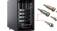 Raccord de refroidissement liquide sans goutte Danfoss UQD de remplacement, plaqué zinc, pour serveur de centre de données, à déconnexion rapide