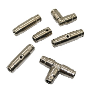 Brass 3/8 Inch Áp Lực Cao Ống Nhanh Khuỷu Tay/Thẳng/T Nối Khớp Nối Cho Phun Sương - Product Image 1