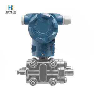 Hank 3051 4-20ma Hart Gas Liquid Pressure Level Sensor High Accuracy 0.075% Smart Differential Pressure Transmitter