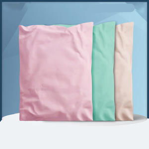 Sac de courrier en poly logo personnalisé compostable couleur rose emballage biodégradable sac d'expédition pour petites entreprises - Product Image 2