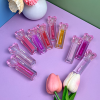 Gloss à lèvres liquide hydratant végétalien effet scintillant, maquillage personnalisé en gros, gloss à lèvres longue tenue changeant de couleur, étiquette privée