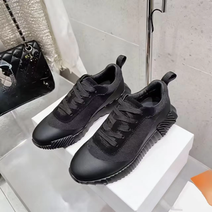 2026 New <b>Top</b> Quality Luxury Designer Shoes Navy Blue Mesh Leather Lace-up Wear-resistant Low-<b>top</b> Sports Casual Shoes for Men - Product Image 6