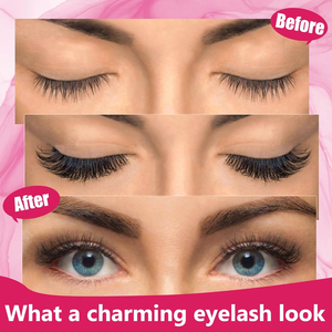 Tự làm mở rộng lông mi cá nhân cụm lông mi lông mi nhìn tự nhiên lông mi 3D khối lượng Lash Kit lông mi bán buôn - Product Image 5
