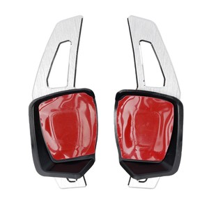 Extension de palettes de changement de vitesse pour volant de voiture en alliage d'aluminium 4 branches pour modification de palettes de changement de vitesse argentées et noires - Product Image 6