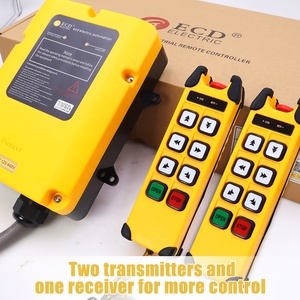New Arrival đài phát thanh 2 máy phát và 1 Receiver Crane Palăng <span class=keywords><strong>RF</strong></span> không dây công nghiệp điều khiển từ xa - Product Image 5