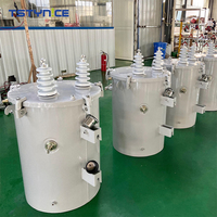 Transformadores de Media Tensión y Alta Tensión Sumergidos en Aceite, Monofásicos, Salida de 600v, Frecuencia de 50Hz y 60Hz, con Certificación CE, Gran Oferta