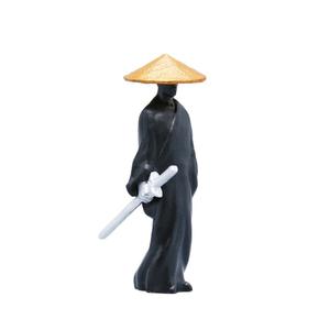 <span class=keywords><strong>Figurine</strong></span> d'action Wuxia Swordsman avec cape et chapeau en bambou-<span class=keywords><strong>Figurine</strong></span> de héros d'arts martiaux chinois jouet pour affichage, collection, cadeaux - Product Image 6