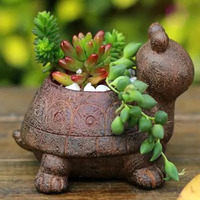 Pot de fleurs en forme de tortue Offre Spéciale, jardinières de jardin, Pot de fleurs