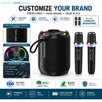 Altavoces Portátiles con Logotipo Personalizado para Bailar, Sonido de Distorsión Ultrabaja, Resistentes a Salpicaduras IPX7, Luces Estroboscópicas RGB Dinámicas