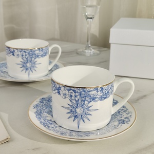 High Quality Lucky Heart Series Ceramic Bone China <b>Coffee</b> <b>Set</b> with Gift Box Cup and Saucer <b>Set</b> - Product Image 4