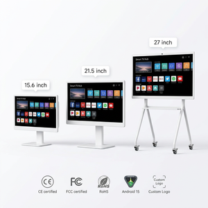 ทีวีพกพา 4K LED สมาร์ททีวี Android 15 สีขาว จอ LCD พร้อมพอร์ต USB รองรับระบบ NTSC โลโก้สั่งทำได้ แอปพลิเคชัน ขนาด 15.6"-27" จอแสดงผลแบบยืดหยุ่นสำหรับห้องน้ำ - Product Image 4