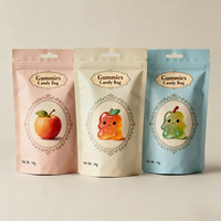 Sacs d'emballage personnalisés refermables à fermeture éclair, sachets alimentaires anti-odeur, pochettes verticales en plastique, sacs Mylar