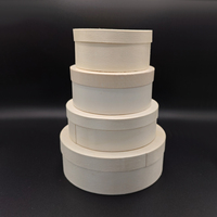 Boîte en bois ronde personnalisée avec logo, de qualité alimentaire, jetable, durable, pour gâteaux, avec couvercle, best-seller