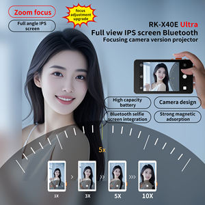 Monitor layar Selfie magnetik, untuk ponsel 1800mAh kamera nirkabel Vlog siaran langsung 2.4G/5G kompatibel IOS Android - Product Image 4