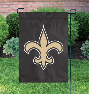 <span class=keywords><strong>Drapeau</strong></span> de jardin rétro des Saints de la Nouvelle-Orléans avec logo, 12"x18", personnalisé, football, baseball, basketball, toutes équipes, pour pelouse, cour, vente en gros - Product Image 3
